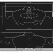 Колодки тормозные дисковые для FORD MAVERICK / MAZDA TRIBUTE(EP) <b>BREMBO P 24 159</b>