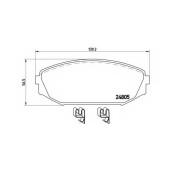 Колодки тормозные дисковые для HONDA ODYSSEY(RA#,RB#) <b>BREMBO P 28 049 / 24805</b>