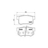 Колодки тормозные дисковые для HONDA ACCORD(CL,CM), CR(RD#), CROSSTOUR <b>BREMBO P 28 051 / 24231</b>