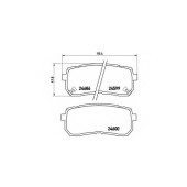 Колодки тормозные дисковые для HYUNDAI H-1 Travel(TQ), H-1(TQ), ix55 / KIA CARNIVAL / GRAND CARNIVAL(VQ) <b>BREMBO P 30 035 / 24599</b>