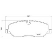 BREMBO P44014 - колодки тормозные, передние