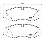 Колодки тормозные дисковые для LAND ROVER RANGE ROVER(LM) <b>BREMBO P 44 024</b>