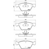 Колодки тормозные дисковые для MERCEDES E(S211,W211), S(W220) <b>BREMBO P 50 075 / 21670</b>
