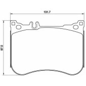 Колодки тормозные дисковые для MERCEDES S(A217,C217,V222,W222,X222) <b>BREMBO P 50 114</b>