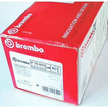 Колодки тормозные дисковые BREMBO P 78 013-1