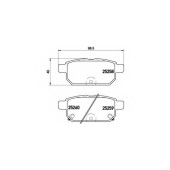 Колодки тормозные дисковые для SUZUKI SWIFT(FZ,NZ), SX4 S-Cross, VITARA(LY) <b>BREMBO P 79 029</b>