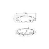 Колодки тормозные дисковые для LEXUS GS, SC / TOYOTA ARISTO, CHASER, MARK, SOARER <b>BREMBO P 83 038 / 21491</b>