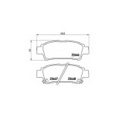 Колодки тормозные дисковые для TOYOTA ALPHARD, AVENSIS, ISIS, NOAH/VOXY, PREVIA, SIENNA <b>BREMBO P 83 056 / 23646</b>