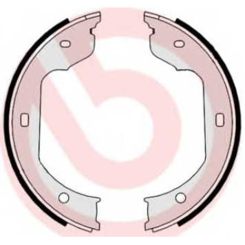 Комплект колодок стояночной тормозной системы BREMBO S 06 511