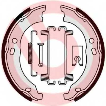 BREMBO S23579 - колодки тормозные барабанные, задние