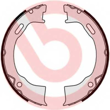 Комплект колодок стояночной тормозной системы BREMBO S 24 549