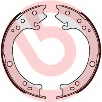 Комплект колодок стояночной тормозной системы BREMBO S 28 517