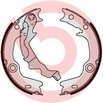 Комплект колодок стояночной тормозной системы BREMBO S 30 532