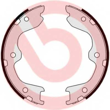 Комплект колодок стояночной тормозной системы BREMBO S 56 544