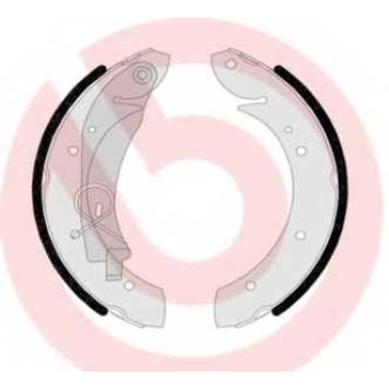 BREMBO S61524 - колодки тормозные барабанные, задние