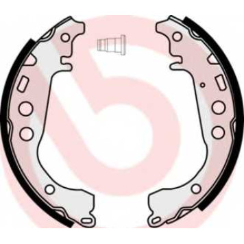 Комплект тормозных колодок для TOYOTA ALLION, IQ, IST, PLATZ, PORTE, RAUM, WILL CYPHA, WILL VS, YARIS <b>BREMBO S 83 508</b>