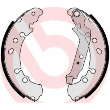 Комплект тормозных колодок для TOYOTA YARIS(KSP9#, NCP9#, NSP9#, SCP9#, ZSP9#) <b>BREMBO S 83 513</b>