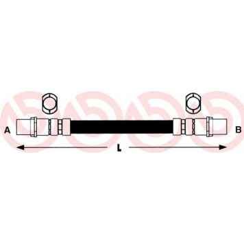 Тормозной шланг BREMBO T 85 039