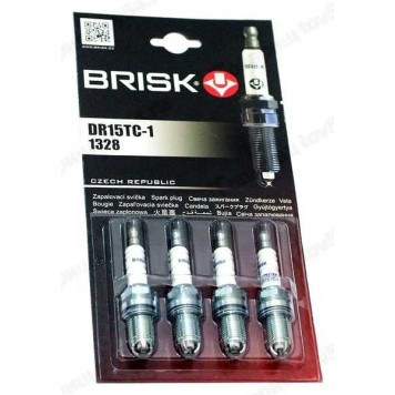 Свеча Extra (3-х леп) ВАЗ 2112 (16кл) <b>BRISK DR15TC-1</b>
