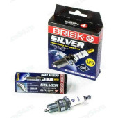 Свеча ВАЗ 2108-2110 (8 клап.) инж. серия Silver (газ) <b>BRISK LR15YS-0.9-N</b>