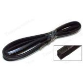 Уплотнитель опускного стекла ВАЗ 2108 (бархотка) передней двери верхний левый <b>БРТ 2108-6103293Р</b>