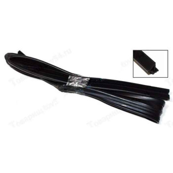 Уплотнитель опускного стекла ВАЗ 2110 (бархотка) передней двери верхний левый <b>БРТ 2110-6103299-03Р</b>