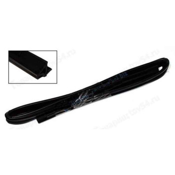 Уплотнитель опускного стекла ВАЗ 2110 (бархотка) задней двери левый верхний <b>БРТ 2110-6203293-03Р</b>