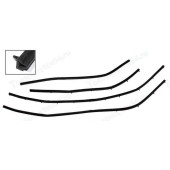 Уплотнитель порога ВАЗ 1118 Калина, 2190 Грната с клипсами <b>БРТ 242Р</b>