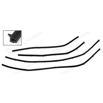 Уплотнитель порога ВАЗ 1118 Калина, 2190 Грната с клипсами <b>БРТ 242Р</b>