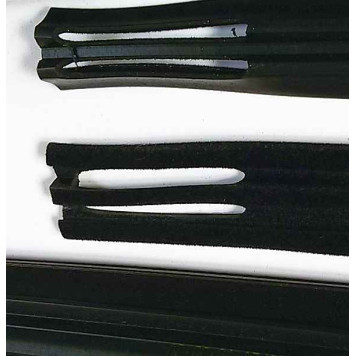 Уплотнитель опускного стекла ВАЗ 2105 (бархотки) полный комплект 12шт <b>БРТ 52Р</b>-2