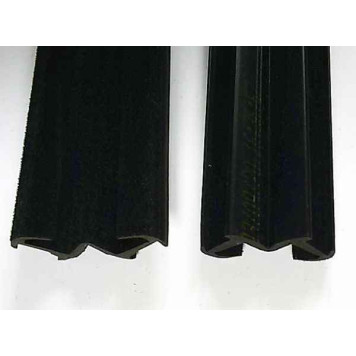 Уплотнитель опускного стекла ВАЗ 2105 (бархотки) полный комплект 12шт <b>БРТ 52Р</b>-4