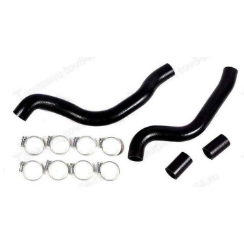 Патрубок радиатора ВАЗ 2110 (4шт) с хомутами <b>БРТ 88РШХ</b>