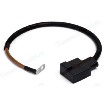 Провод АКБ '-' ВАЗ 11184 (L=640мм) литая клемма <b>CARGEN 11184-3724070-90</b>