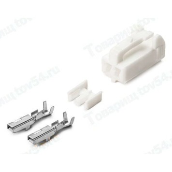 Разъем 2-контактный к патрону габаритной лампы W5W Lada Vesta <b>CARGEN AX6452S</b>