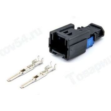 Разъем 2-контактный к датчику непристегнутого ремня Lada Granta, Kalina 2, Priora <b>CARGEN AX8382S</b>