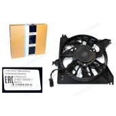 Вентилятор радиатора двигателя ВАЗ 2190 Гранта с кожухом <b>CARTRONIC CTR0101471</b>