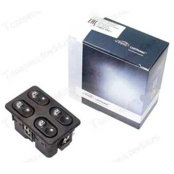 Выключатель стеклоподъемника ВАЗ 2110 4-х клавишный (18. 3763) <b>Cartronic CTR0109840</b>