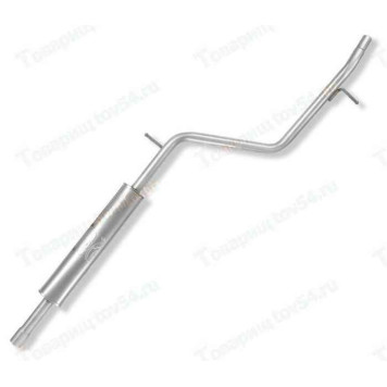 Резонатор / глушитель дополнительный Lada Largus (дв.K4M, K7M) нержавеющий <b>CBD CBD120.034</b>