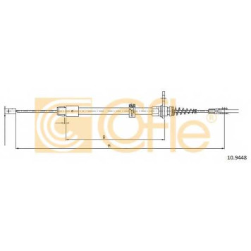 Трос стояночного тормоза <b>COFLE 10.9448</b>