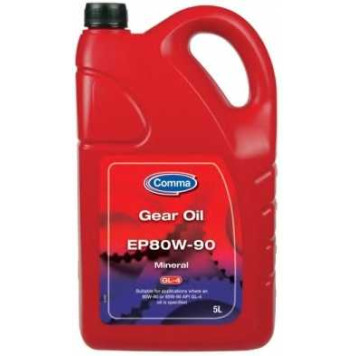 Масло трансмиссионное 5л 80w90 Comma Gear Oil GL4 GO45L