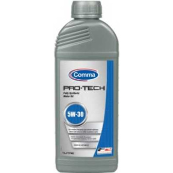 Масло моторное синтетическое 1л 5w30 SM/CF Comma PRO-TECH PTC1L