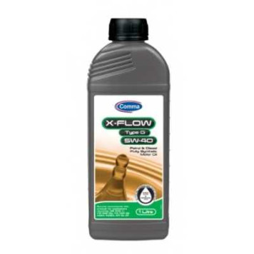 Масло моторное синтетическое 1л 5w40 SL/CF Comma X-Flow Type G XFG1L
