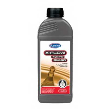 Масло моторное синтетическое 1л 5w40 SL/CF Comma X-FLOW TYPE PD XFPD1L