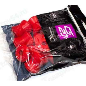 Втулки штанг заднего моста / реактивной тяги ВАЗ 2101 (10 больших) красные <b>CS-20 05797</b>