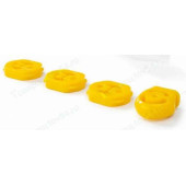 Крепление глушителя ВАЗ 2170 Приора, 2180 VESTA (4шт) полиуретан желтый <b>CS-20 06373</b>