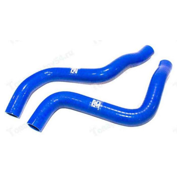 Патрубок радиатора ВАЗ 2170 Приора (2шт) усиленный силикон синий <b>CS-20 06535</b>
