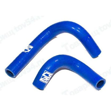 Патрубок печки ВАЗ 21073 (2шт) усиленный силикон синий <b>CS-20 09246</b>