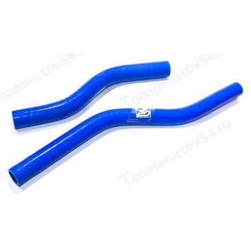 Патрубки отопителя ВАЗ 2180 Vesta P3M (комплект 2 шт) усиленные силикон синий <b>CS-20 10090</b>