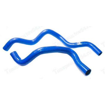 Патрубок радиатора Lada X-Ray АКПП (2 шт) усилен силикон син <b>CS-20 10092</b>