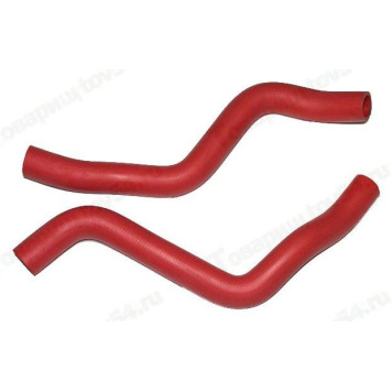 Патрубок радиатора ВАЗ 2170 Приора (2шт) красный <b>CS-20 10150</b>